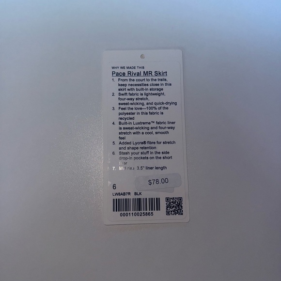 lululemon athletica Black Skirt - Picture 5 of 5